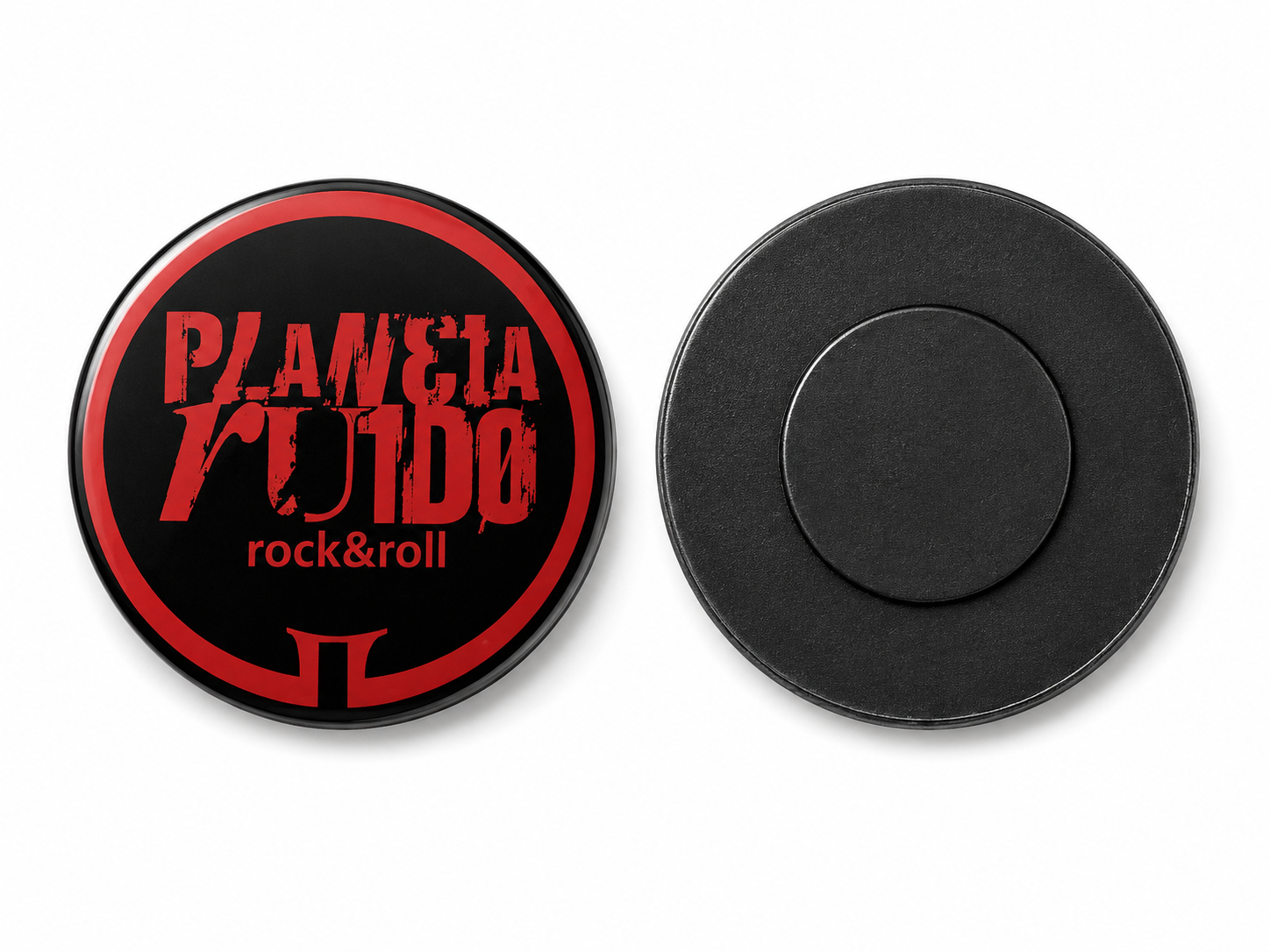 Imán de nevera Planeta Ruido